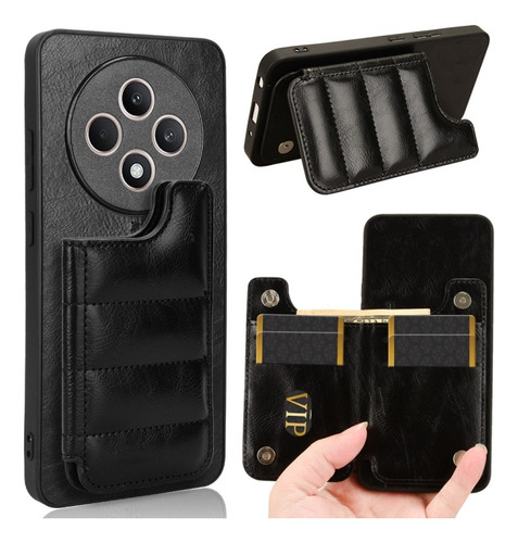 Funda Con Patrón De Vaca Y Bolso Para Tarjetas Para Oppo