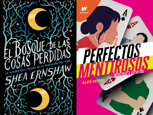 2 Libros Perfectos Mentirosos + Bosque Cosas Perdidas Puck