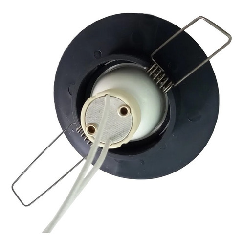 Imagen 3 de 7 de Spot Led Embutir 220 Lampara Dicroica 7w Completa Pack X10