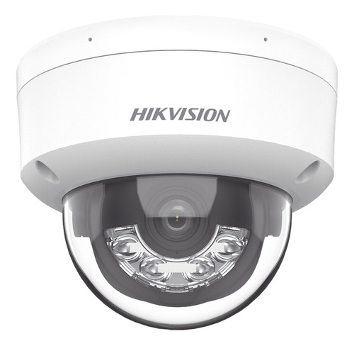Cámara Ip Antivandalica Hikvision Con Micrófono Color Blanco