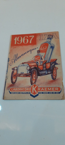 Almanaque Iza Laboratório Kraemer 1967 (Usado)