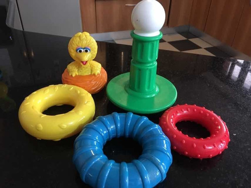 Imagen 3 de 3 de Juguete De Aros Para Encajar Sesame Street