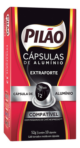 Cápsulas Café Pilão Espresso 12 10un