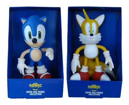 Boneco Super Sonic Amarelo Grande - Super Size Figure Collection