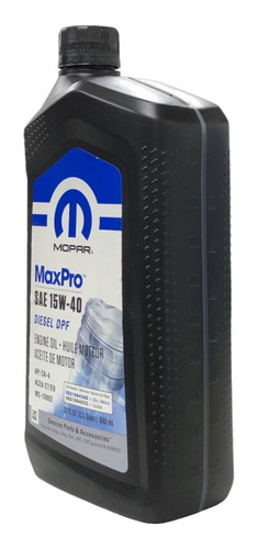 Aceite Mopar 15w40 Gasoil Diesel Qt
