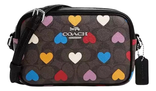 Crossbody De Cuero Coach Mini Jamie Hearts