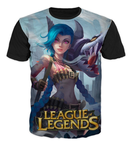  Camiseta League Of Legends Video Gamer Adulto Niño Algodón