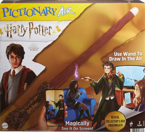 Mattel Games Pictionary Air - Juego Familiar De Harry Potter