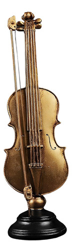 Figura De Instrumento Musical Con Base, Saxofón En Violín