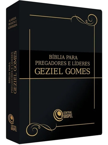 Bíblia Para Pregadores E Líderes Preta - Geziel Gomes