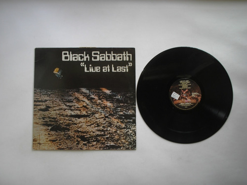 Lp Vinilo Black Sabbath Live At Last Printed Inglaterra 1980