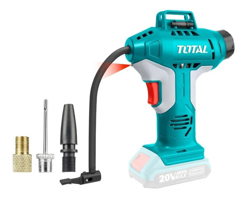Imagen 6 de 10 de Compresor Inalambrico 20v 150 Psi Total Industrial P/ Autos