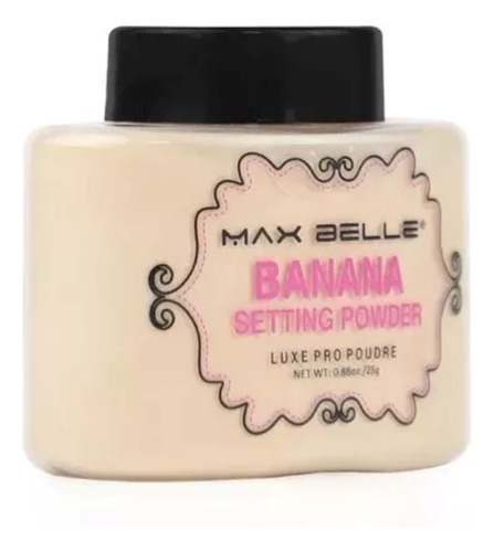 Polvo Suelto Translucido Banana Setting Powder Max Belle