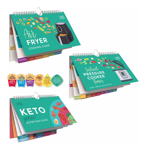 Willa Flare Flip Chart Combinación Bundle: Keto, Olla A Pres