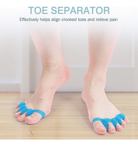 Para 2 Almohadillas Para Dedos De Los Pies Masculinos Y