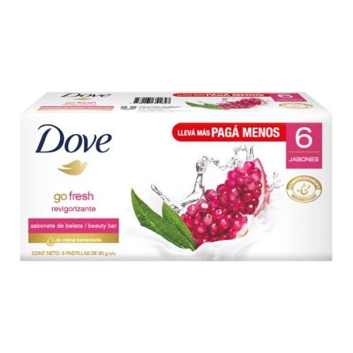 Pack Jabón Dove Granada 90gr X6