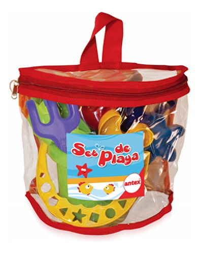 Set De Playa Balde Moldes Didactico Juego Aire Libre Antex