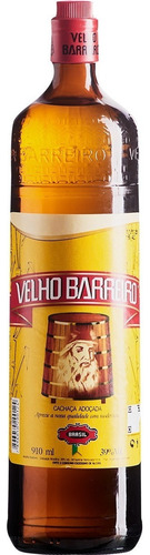 Licor Cachaca Velho Barreiro 910ml Aguardiente D Caña Brasil