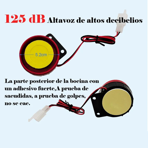 Alarma Antirrobo Moto Encendido Con Distancia Control Remoto