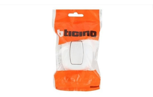 Interruptor Pulsador 10 A Sobrepuesto Blanco Bticino