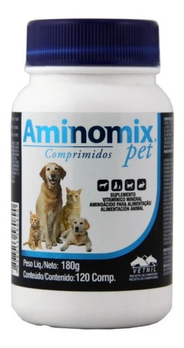 Aminomix Pet Suplemento Completo Para Perros Gatos Animales