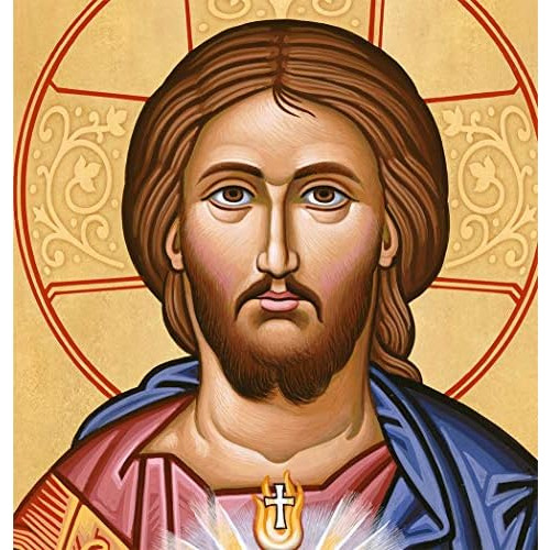 Placa Montada Del Sagrado Corazón De Jesús, Reproducc...