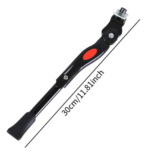 Bike Kickstand Ajustable, Soporte Trasero Fuerte Accesorios