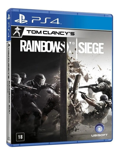 Jogo Ps4 Tom Clancy's Rainbow Six Siege Mídia Física Novo