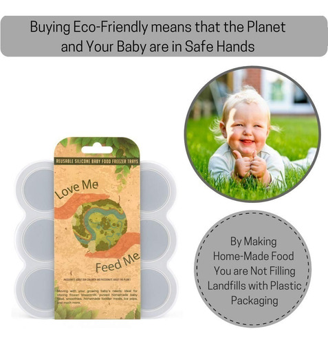 Molde Para Bebes Comida Helado Cremas Paletas Pure Hielo