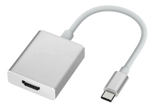 Convertidor Hdmi A Tipo C Blanco Adaptador Celular Televisor