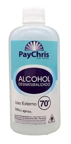 5 Alcohol Desnaturalizado 70% 1 Litro