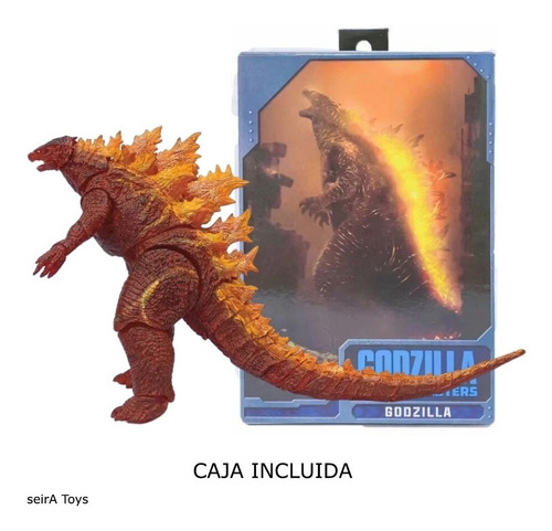 Figura Godzilla 18 Cms. Pvc King Of Monsters 3. Caja.