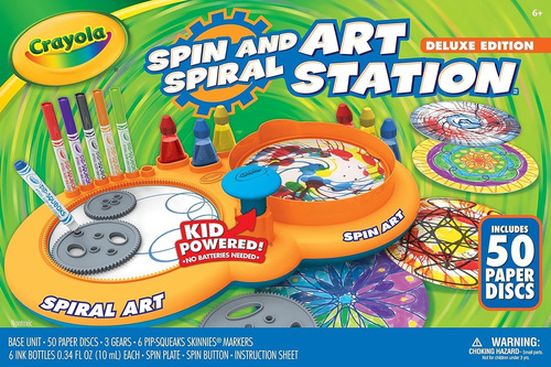 Crayola Estación Arte Espiral Spin Spiral Deluxe Manualidad