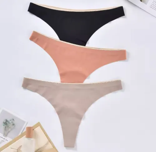 comprar Tangas Bombacha Sin Costura Tela Seda Invisible Pack X3 Cs