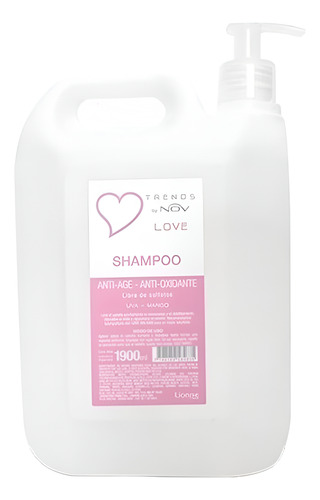 Shampoo Trends By Nov Love Anti-age Anti-oxidante X 1900 Ml.