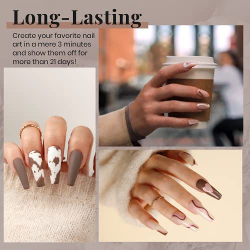 Esmalte Para Uñas En Gel De Secado Uv Cafe Grisaceo 15 Ml Gray Brown