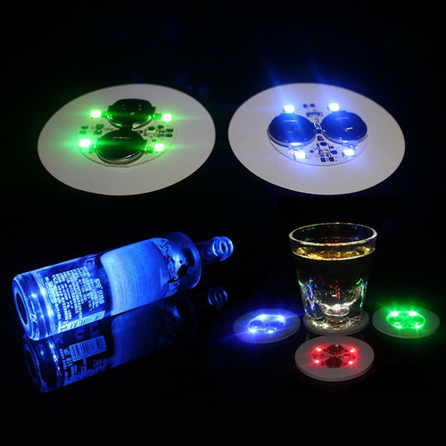 Posavasos Led Paquete De 40 Posavasos Iluminados Con Luces