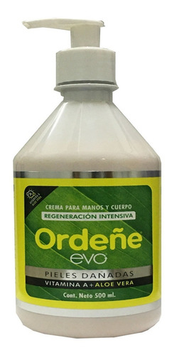 Crema De Ordeñe Con Vit A Y Aloe Vera X 500ml C/ Dosificador