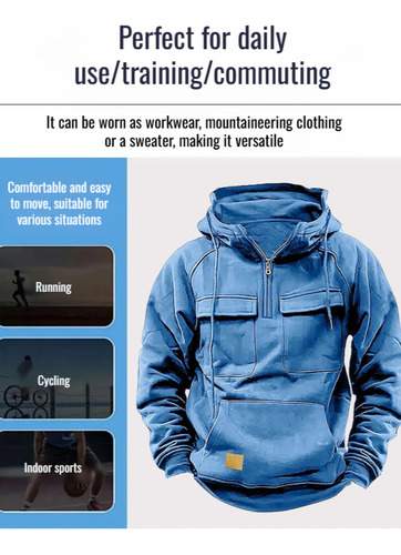 Sudadera Con Capucha Deportiva Juvenil Para Hombre Sudadera