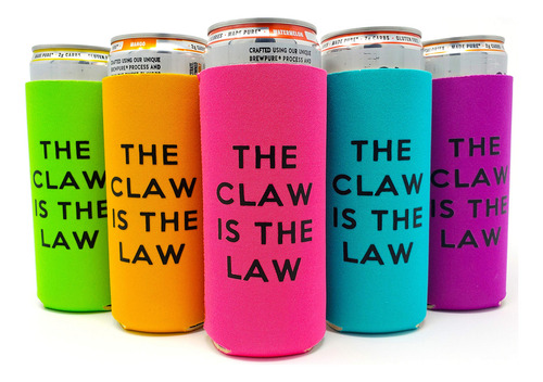 Fundas Refrigeración Latas Delgadas Neón 12 Onzas Seltzer