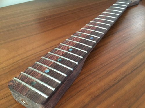 Imagem 2 de 7 de Braço Guitarra Modelo Tele Em Jacarandá Violeta