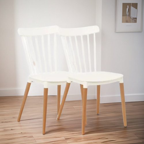 Set De 2 Sillas Windsor De Comedor