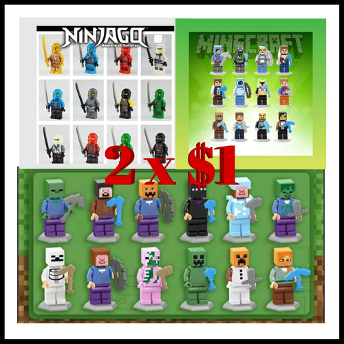 L E G O Oferta Minecraft Y Ninja Go Al Mayor 2 X 1 Dolar