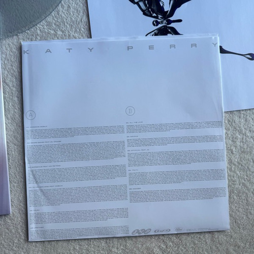 Disco Vinyl Katy Perry-143 (clear Lp) Versión Del Álbum Estándar