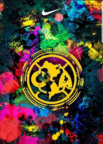 Poster Cuadro Club América Futbol Logo | Meses sin intereses