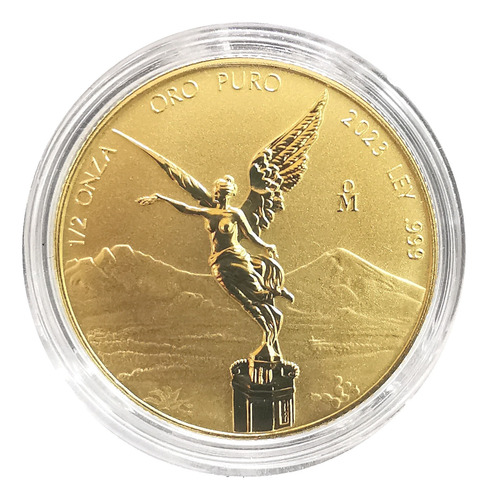 Moneda 1/2 Media Onza Libertad Oro Mate Brillo 2023