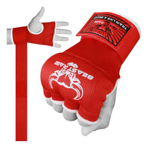 Beast Rage Guantes Interiores Con Vendas Para Manos Quick Wr