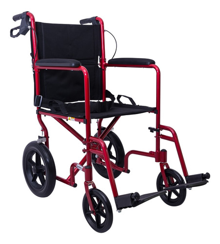 Silla Ruedas Drive Transporte Aluminio Ref. Exp19ltrd Roja