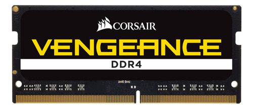 Memoria RAM Vengeance gamer color negro 16GB 2 Corsair CMSX16GX4M2A2400C16