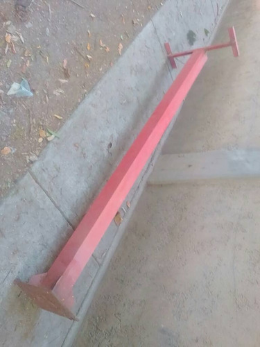 Tubo Estructura 3 Mts Con Ancleje Y Soporte 